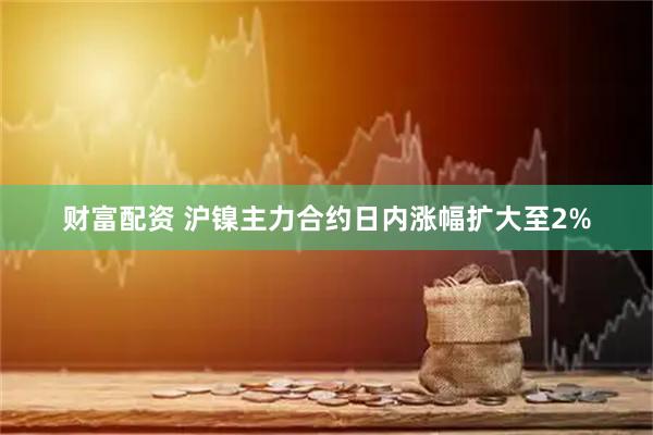 财富配资 沪镍主力合约日内涨幅扩大至2%